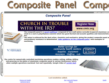 Tablet Screenshot of compositepanel.eu